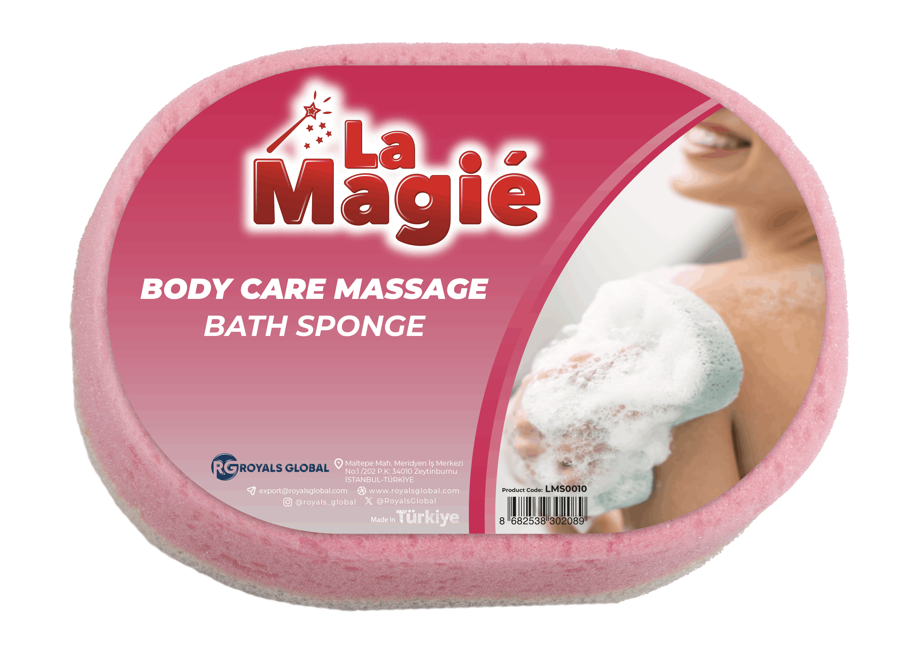 LA MAGIÉ DOUBLE EFFECT BATHROOM SPONGE